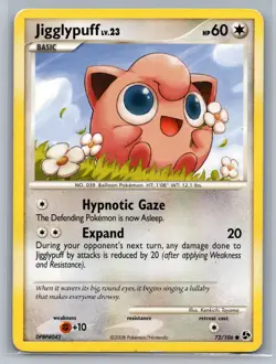 Jigglypuff Great Encounters #72/106 Common Pokemon Card - Image 1