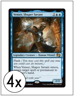 4x Venser, Shaper Savant, Magic the Gathering MTG NM - Image 1
