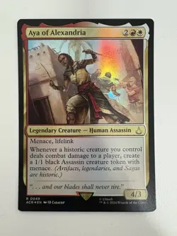 Aya of Alexandria Foil MTG Magic the Gathering Card NM Near Mint ACR - Image 1