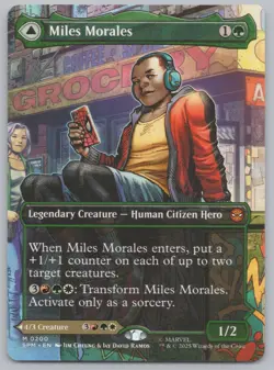 MTG - Miles Morales (0200) (Borderless) - Marvel's Spider-Man (SPM) -E508 - Image 1
