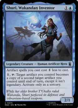 Shuri, Wakandan Inventor 75 UC Marvel Super Heroes MTG NM/M - Image 1