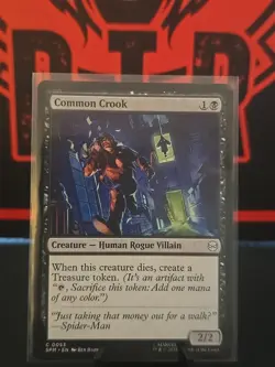 NM Common Crook, MTG, Marvel's Spider-Man, Magic the Gathering, 53 - Image 1