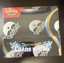 Pokemon TCG Mega Evolution—Chaos Rising English Sealed Booster Box 36 Packs - Image 1