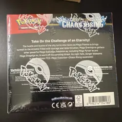 Pokemon TCG Mega Evolution—Chaos Rising English Sealed Booster Box 36 Packs - Image 3