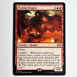 NESTING DRAGON MTG TDC - CARTE MAGIC THE GATHERING EN NEUF - Image 1
