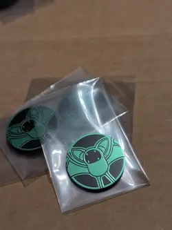 Pokemon Green Zubat Mini Coin From 151 Chinese - Image 1
