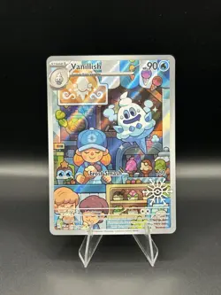 Vanillish 190/182 Illustration Rare Pokemon TCG Paradox Rift Holiday Calendar NM - Image 1