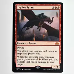 LEYLINE TYRANT MTG TDC - CARTE MAGIC THE GATHERING EN NEUF - Image 1