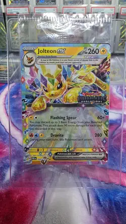 Pokemon- Jolteon ex 030/131- Prismatic Evolutions- Holo Stamped Promo Sealed - Image 1