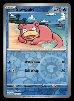 Slowpoke 018/131 Common Prismatic Evolutions Pokemon Reverse Holo Near Mint - Image 1