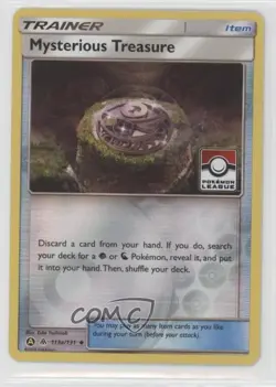 Mysterious Treasure (Pokemon League Stamp) Reverse Foil #113a - Image 1