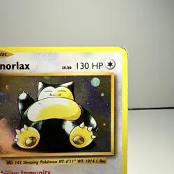 1x Snorlax - XY179 - Black Star Promos Heavily Played Pokemon XY - Black Star Pr - Image 3