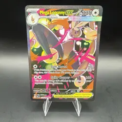 Mega Lopunny EX 128/094 Phantasmal Flames Holo Pokemon Card LP - Image 1
