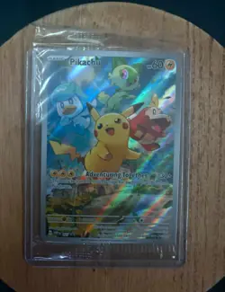 Pokemon TCG Pikachu 027 SV Promo Cards Promo Holo English Adventuring Together - Image 1