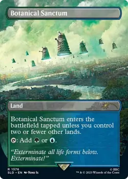 MTG - Botanical Sanctum- Doctor Who Secret Lair - Magic the Gathering - Image 1