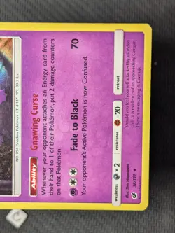 Gengar 38/111 - Crimson Invasion Holo Rare Pokemon TCG MP - Image 5