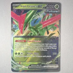 Pokemon TCG Iron Leaves ex 128 SVP Promo Holo EX EN 2024 - Image 1