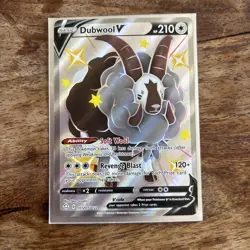 Pokemon TCG Dubwool v Shining Fates Holo Card SV120/SV122 - Image 1