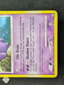 Gengar 27/130 - Diamond and Pearl Base Non-Holo Rare Pokemon TCG LP - Image 5