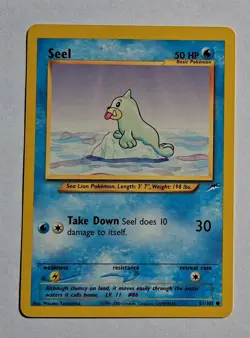 Pokemon - Seel - Neo Destiny 81/105 - Common - LP - Image 1