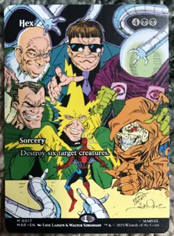 NM Borderless Hex, MTG, Marvel's Spider-Man, Magic the Gathering, 17 - Image 1