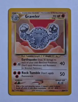 Pokemon - Graveler - Neo Revelation 30/64 - Uncommon - LP - Image 1