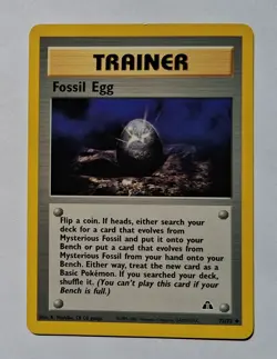 Pokemon - Fossil Egg - Neo Discovery 72/75 - Uncommon - LP - Image 1