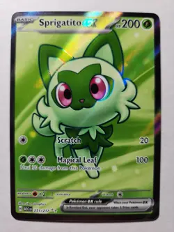 Sprigatito ex 251/217 ME Ascended Heroes Ultra Rare Pokemon Card - NM - Image 1