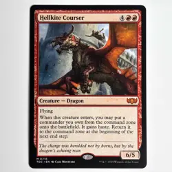 HELLKITE COURSER MTG TDC - CARTE MAGIC THE GATHERING EN NEUF - Image 1