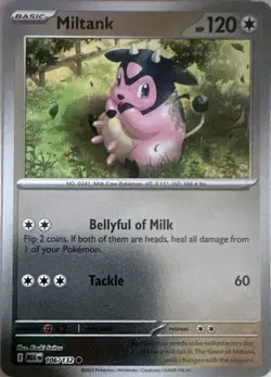 Miltank 106/132 Common Mega Evolution Pokemon Reverse Holo Near Mint - Image 1