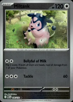 Miltank 106/132 Common Mega Evolution Pokemon Reverse Holo Near Mint - Image 1
