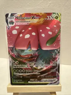 Pokemon TCG Venusaur VMAX Promo Card SWSWH102 Sword & Shield - Image 1
