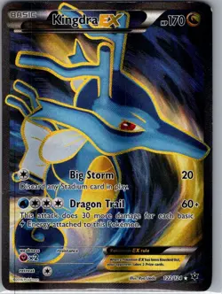 Kingdra EX (Full Art) 122/124 XY - Fates Collide - Pokemon Card - LP - Image 1