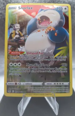 Pokemon Snorlax TG10/TG30 Lost Origin Trainer Gallery Holo English - Image 1