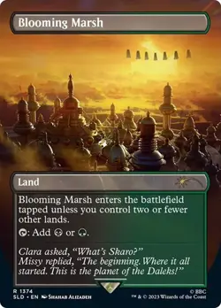 MTG - Blooming Marsh - Doctor Who Secret Lair - Magic the Gathering - Image 1