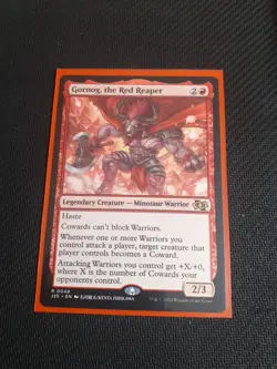Magic The Gathering Mtg Gornog, The Red Reaper Jumpstart Foundations 25 Rare - Image 1