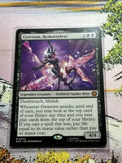 Gwenom, Remorseless - MTG SPM Marvel's Spider Man - NM/MINT - Image 1