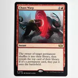 CHAOS WARP MTG TDC - CARTE MAGIC THE GATHERING EN NEUF - Image 1