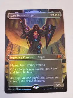 MTG - Lyra Dawnbringer FOIL Borderless - Dominaria Remastered - Image 1