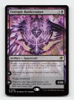 Entropic Battlecruiser 99 Rare Edge of Eternities Magic: The Gathering Cards - Image 1