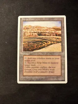 Strip Mine MTG Core Set 4th Edition NM - Image 1