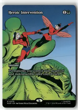 Heroic Intervention (079) (Borderless) 79 Marvel Universe Eternal-Legal Magic NM - Image 1