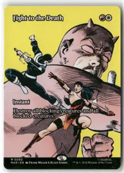Fight to the Death (Borderless) 90 Marvel Universe Eternal-Legal Magic: - Image 1