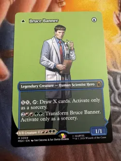 Bruce Banner (Borderless) (0359) 359 Marvel Super Heroes Magic: The Gathering NM - Image 1