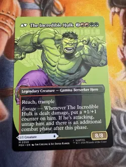 Bruce Banner (Borderless) (0359) 359 Marvel Super Heroes Magic: The Gathering NM - Image 2