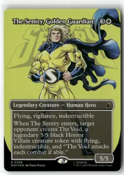 The Sentry, Golden Guardian (Borderless) 358 Marvel Super Heroes Magic: Foil NM - Image 1