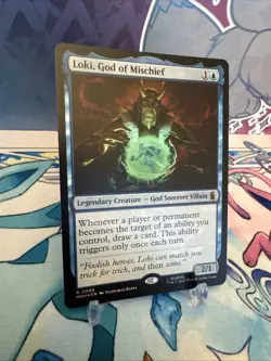 Wizards of the Coast MTG MSH Loki, God of Mischief Foil Rare 0065 EN - Image 2