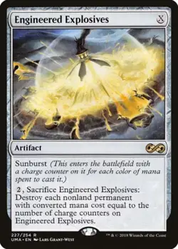 Engineered Explosives Ultimate Masters NM Artifact Rare MAGIC CARD - Image 1