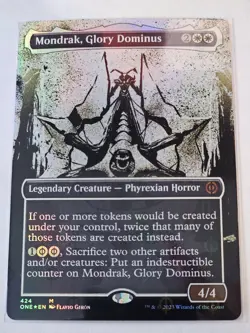 MTG - Mondrak, Glory Dominus FOIL Step and Compleat - Phyrexia All Will Be One - Image 2