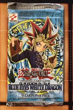 Yugioh! 2002 Legend Of Blue Eyes White Dragon Booster Pack - Factory Sealed - Image 1